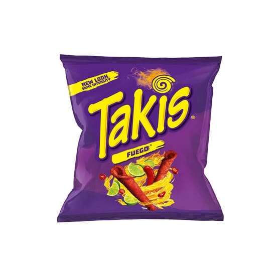 Takis Fuego Hot Chili Pepper & Lime Tortilla Chips 113.4g