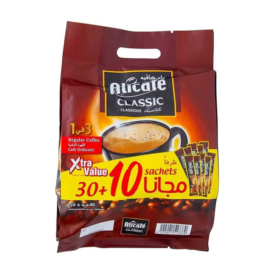 Alicafe Classic Regular Coffee 30+10 Sticks 800g
