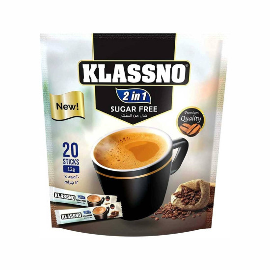 Klassno Sugar Free 2 in 1 20 Sticks 240g