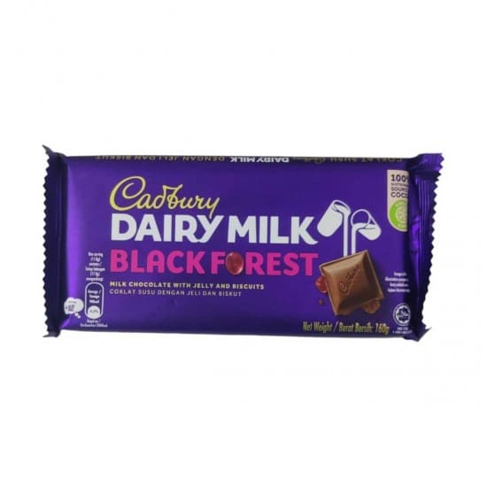 Cadbury Dairy Milk Black Forest 160g