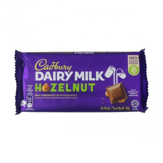 Cadbury Dairy Milk Hazelnut 160g