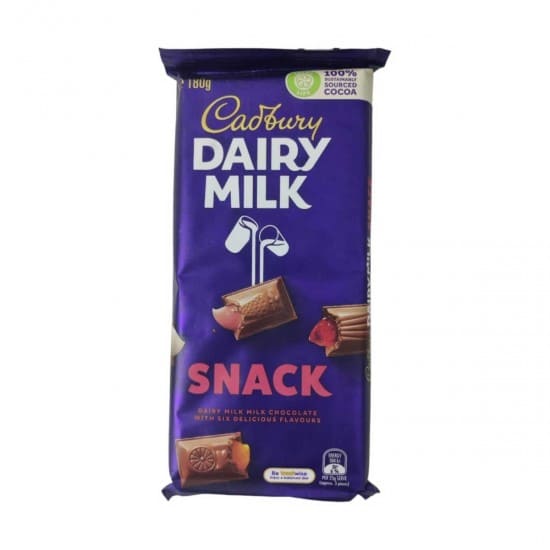 Cadbury Dairy Milk Snack 180g