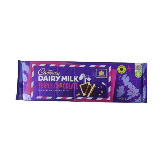 Cadbury Dairy Milk Triple Chocolate 300g