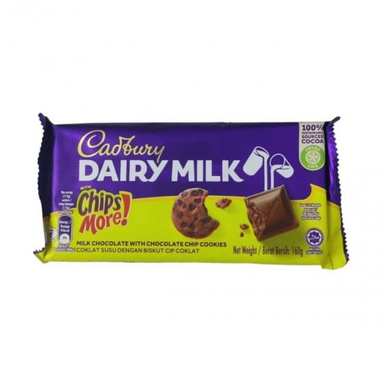 Cadbury Dairy Milk With Chips More 160g