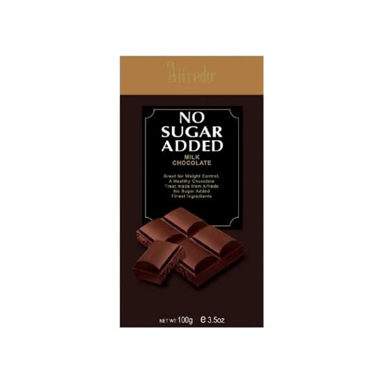 Alfredo No Added Sugar Milk Chocolate Bar