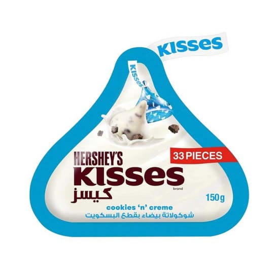 Hershey's Kisses Cookies N Cream, 150g 