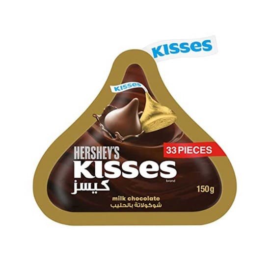 Hershey's Kisses Milk Chocolate, 150 g