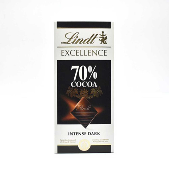 Lindt Excellence 70% Cocoa Intense Dark 100g