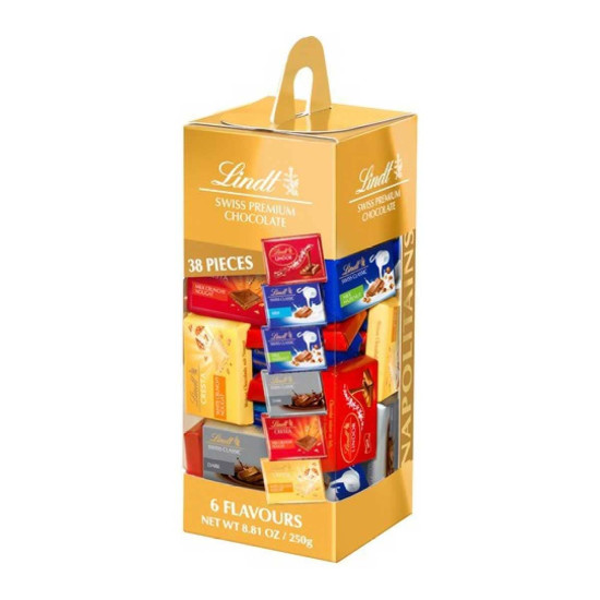 Lindt Swiss Premium Chocolate 6 Flavours 250g