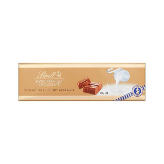 Lindt Swiss Premium Chocolate Milk Leche 300g