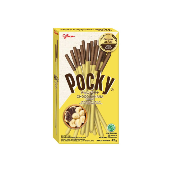 Pocky Double Choco Banana Flavour 42g