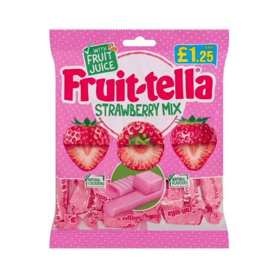 Fruit Tella Strawberry Mix Pack 135g