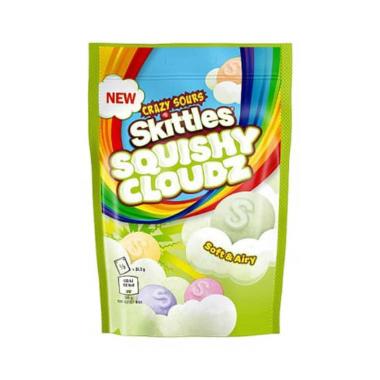 Skittles Crazy Sours Squishy Cloudz 94g