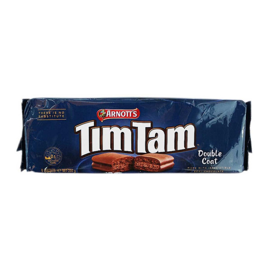 Arnott's Timtam Double Coat 9 Biscuits 200g