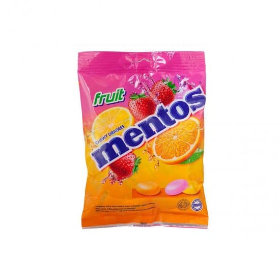 Mentos Fruit Chewy Dragees 135g