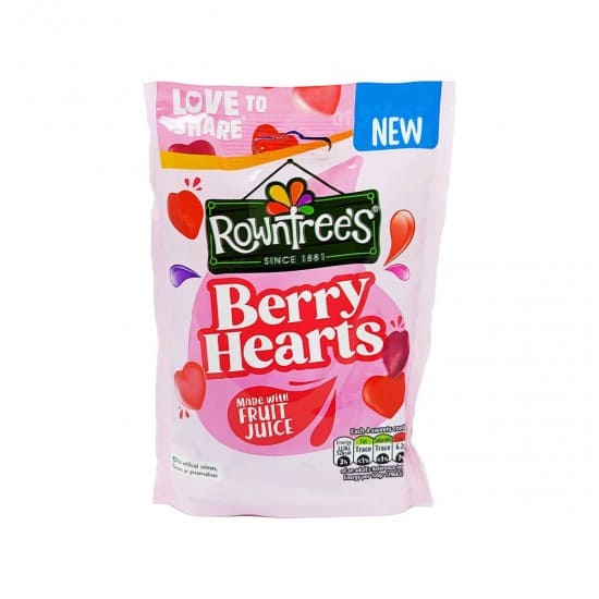 Rowntree's Berry Hearts 115g