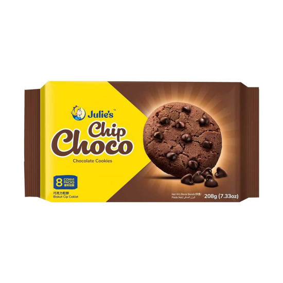 Julie's Chip Choco Chocolate Chocolate Cookies 208g