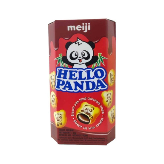 Hello Panda Biscuit With Chocolate Flavoured Cream 42g Pack Of 3