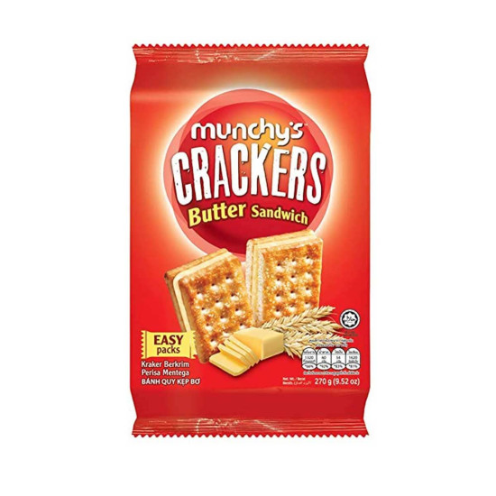 Munchy's Crackers Butter Sandwich 270g