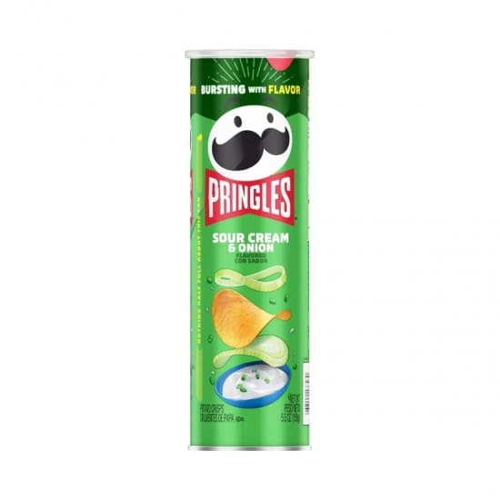 Pringles Sour Cream And Onion 158g