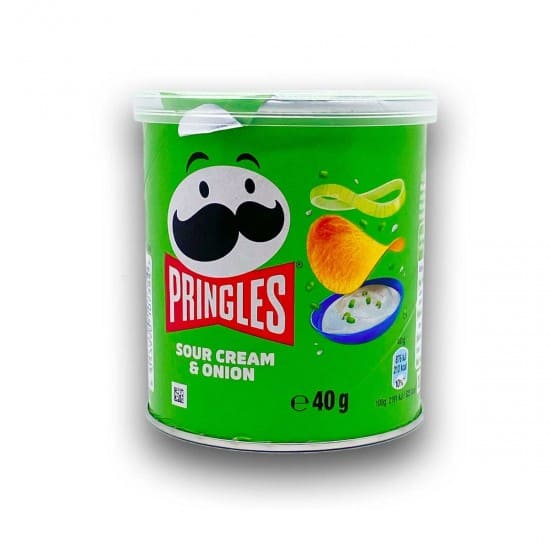 Pringles Sour Cream And Onion 40g Pack Of 3