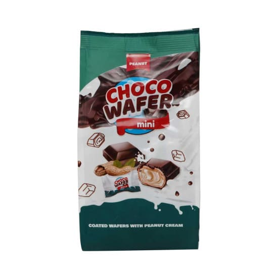 Choco Wafers Mini Peanut 140g