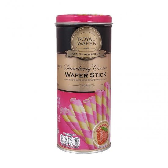 Royal Wafer Strawberry Stick 125g