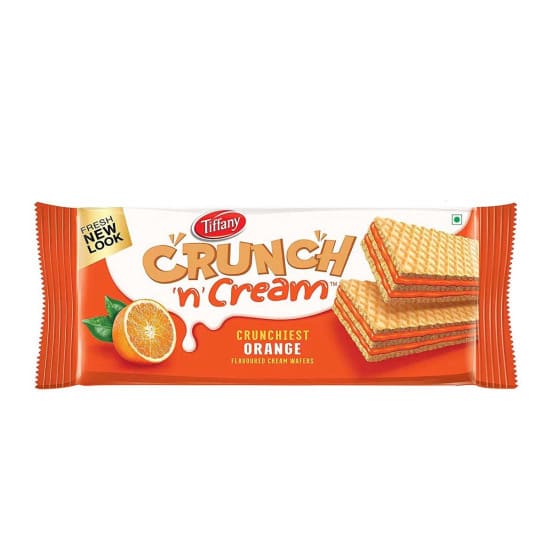 Tiffany Crunch N Ceam Wafers Orange 135g Pack Of 3