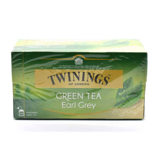 Twinings Of London Green Tea Earl Grey 25 Teabags 40g