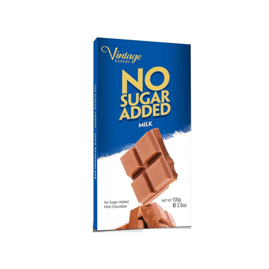 Vintage No Sugar Added Milk Chocolate 100g