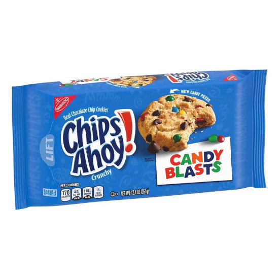 Chips Ahoy Candy Blasts Cookies 351g