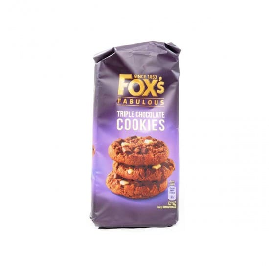 Fox's Fabulous Triple Chocolate Cookies 180g