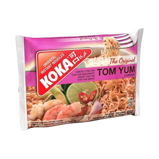 Koka The Original Tom Yum Flavor Instant Noodles 85g Pack Of 3