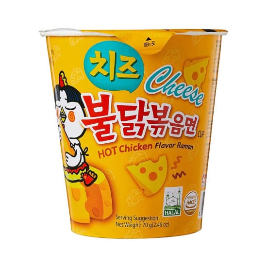 Samyang Buldak Cheese Hot Chicken Flavour Ramen Cup 70g