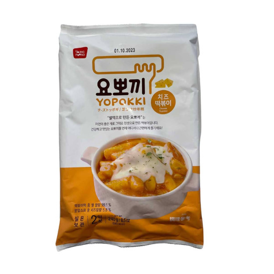 Yopokki Cheese Topokki Rice Cake Packet 240g