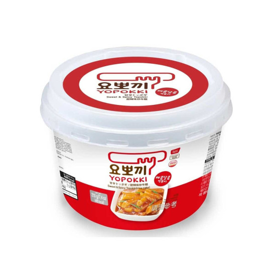 Yopokki Sweet & Spicy Topokki Rice Cake Cup 210g