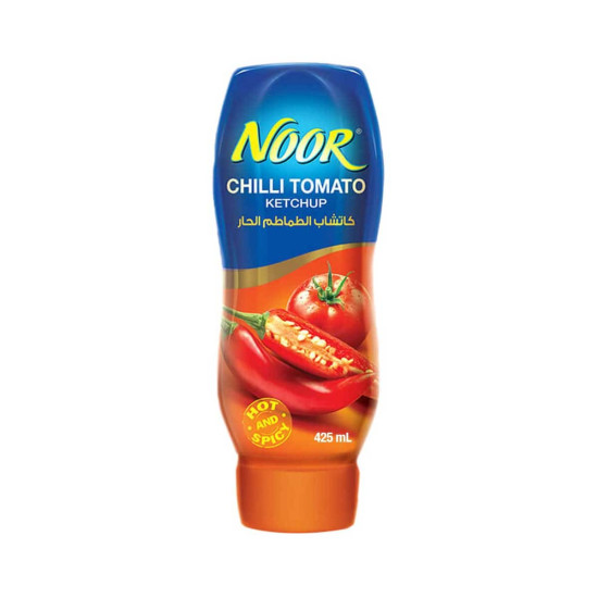 Noor Chilli Tomato Ketchup Hot And Spicy 425ML